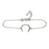 Pulsera en plata de ley - Luna invertida - Imagen 2