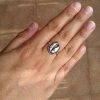 Anillo Concha plateada en plata - Imagen 2