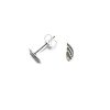 pendientes alas plata clotyshop