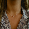choker circonita plata