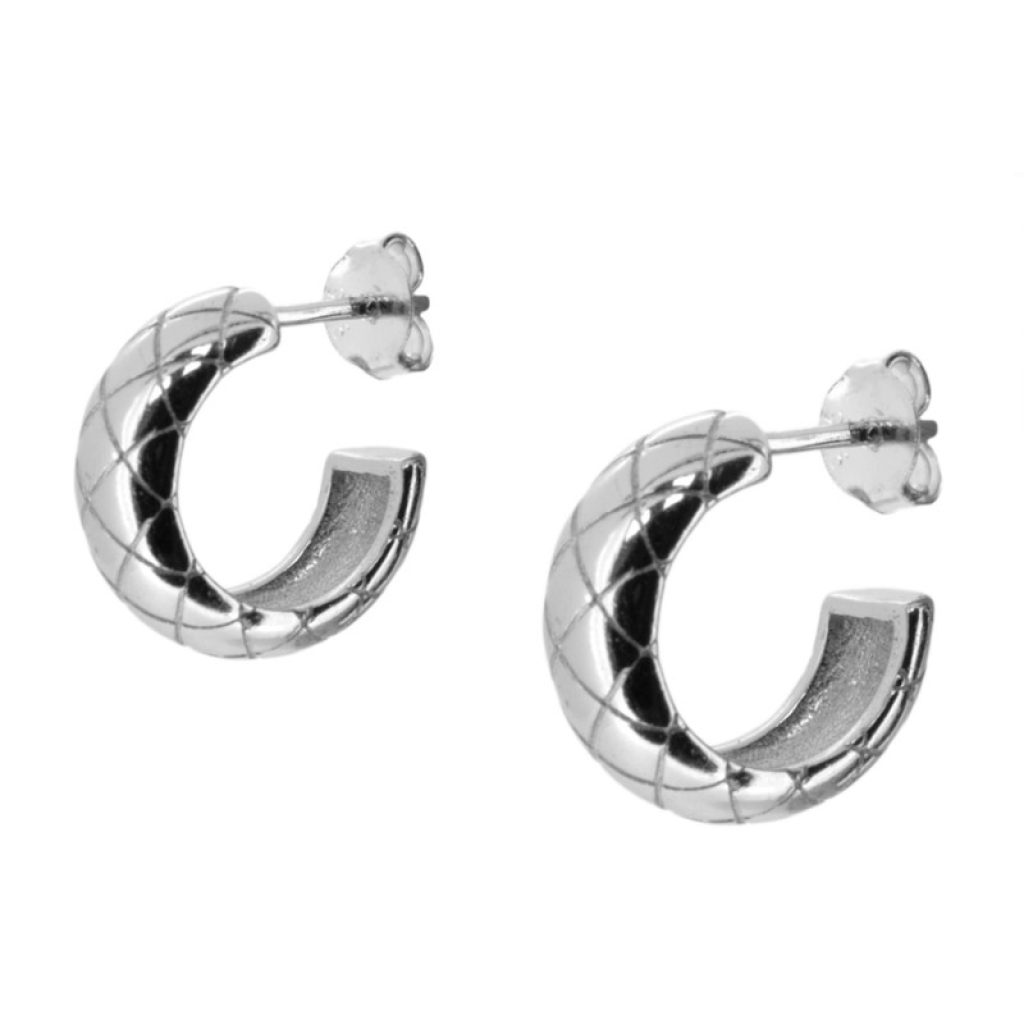 Pendientes serpent en plata