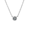 choker circonita plata